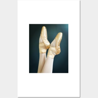 Ballet Pointe Shoes Posters and Art